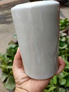 网红纯白笔筒图片,网红爆款，简约而不简单