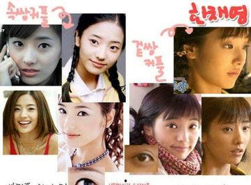 韩国明星双眼皮,双眼皮整形风潮背后的秘密