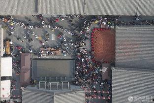 航拍西安网红街道,古韵与现代交融的街头风情